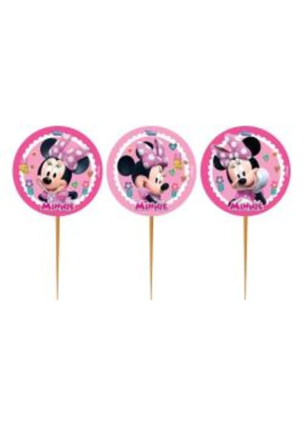 Minnie Mause Helpers Cupcake Kürdan Seti 10'lu
