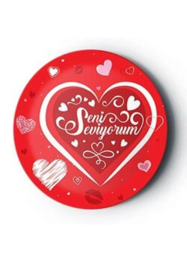 Seni Seviyorum Karton Tabak 8'li