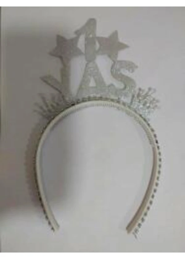 1 Yaş Gümüş Eva Parti Tacı