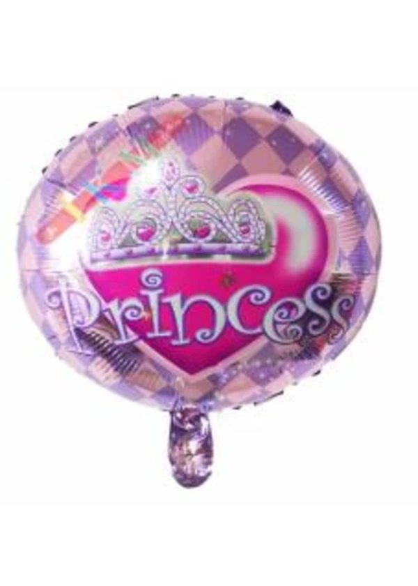 Prenses Pembe Folyo Balon 18 inç