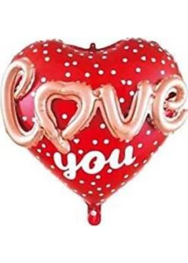3D Kalp Love Folyo Balon 24inç