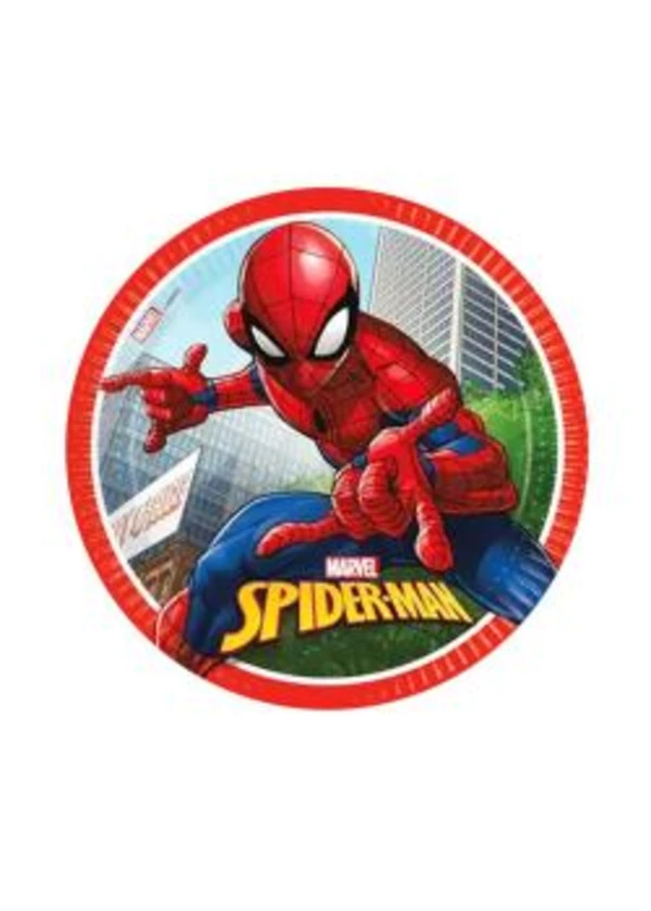 Spiderman Crime Fighter Karton Tabak 23cm 8'li
