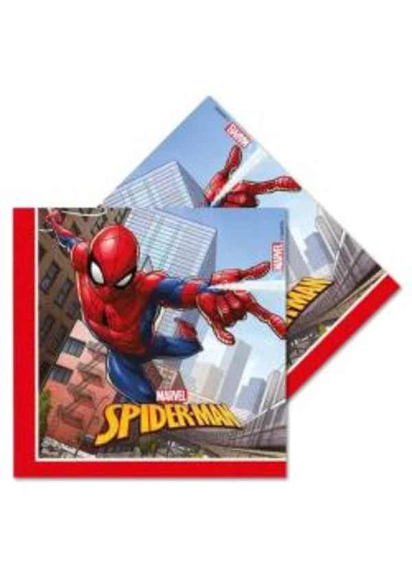 Spiderman Crime Fighter Peçete 20'li