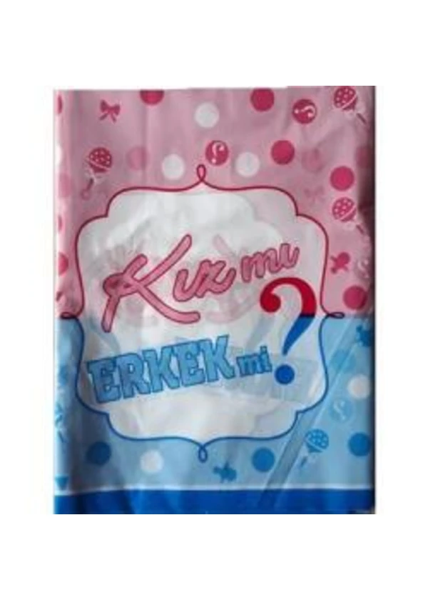 Cinsiyet Partisi Masa Örütüsü 120x180cm