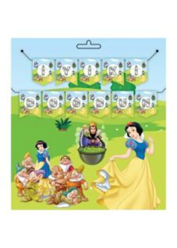 Pamuk Prenses Temalı İyi ki Doğdun Banner