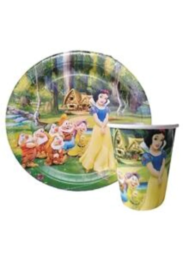 Pamuk Prenses Temalı Tabak 8'li