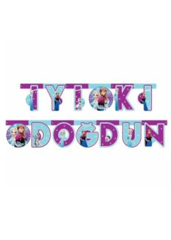 Frozen 2 İyi ki Doğdun Harf Banner