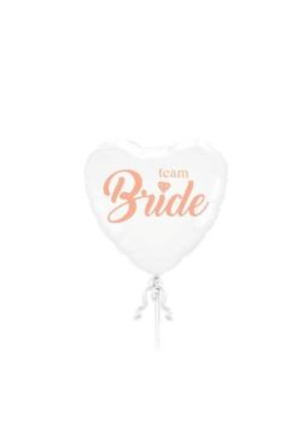 Team Bride Beyaz Folyo Balon 18''