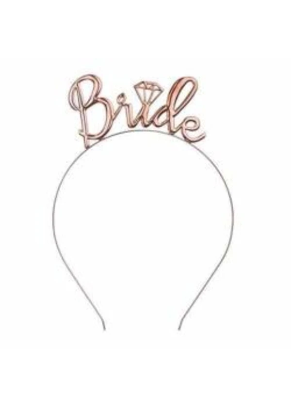 Bride Metal Rose Gold Taç