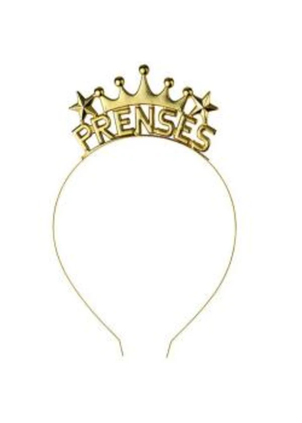 Prenses Metal Altın Taç