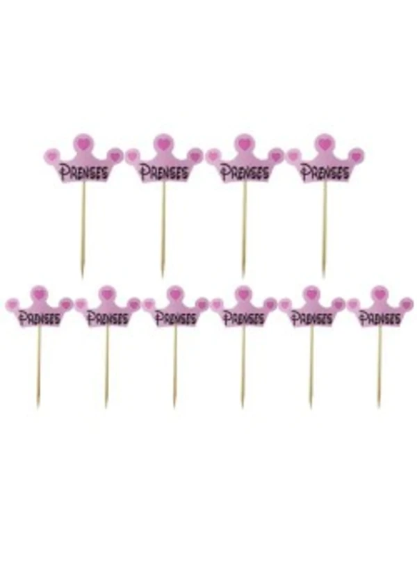 Prenses Pembe Taç Kürdan 20'li
