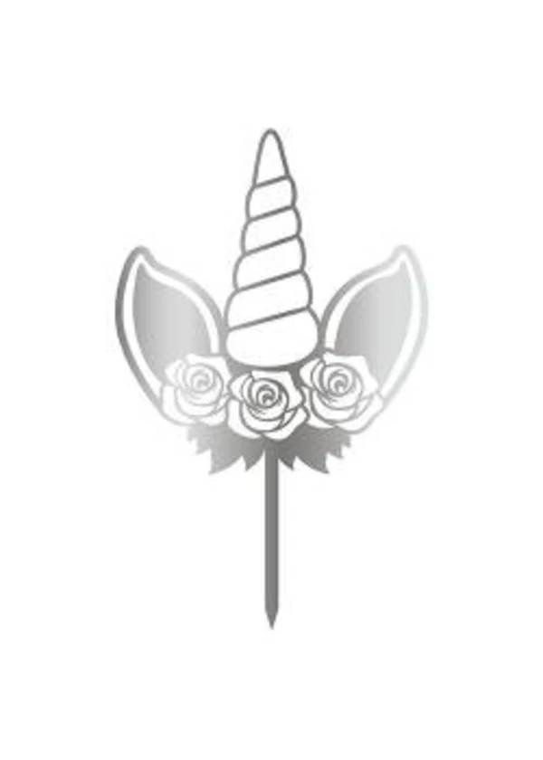 Unicorn Güllü Gümüş Pleksi
