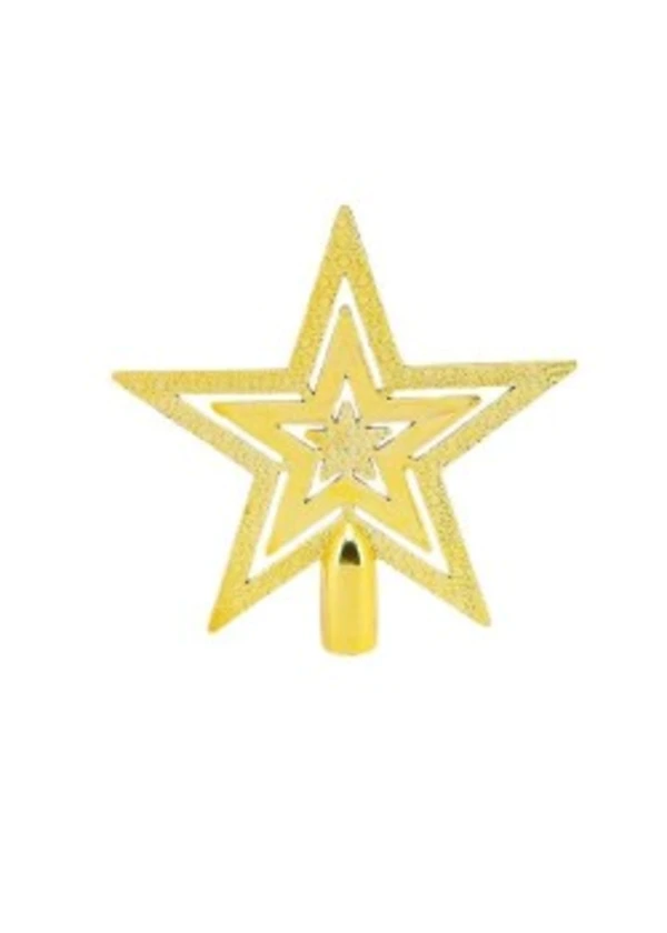 Yılbaşı Ağacı Tepeliği Altın Renk