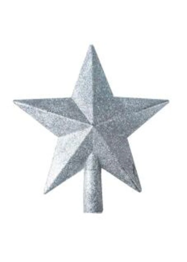 Gümüş Yılbaşı Ağacı Tepeliği 17cm