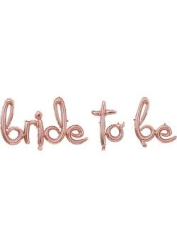 Bride To Be Folyo Balon Rose Gold 108x45cm