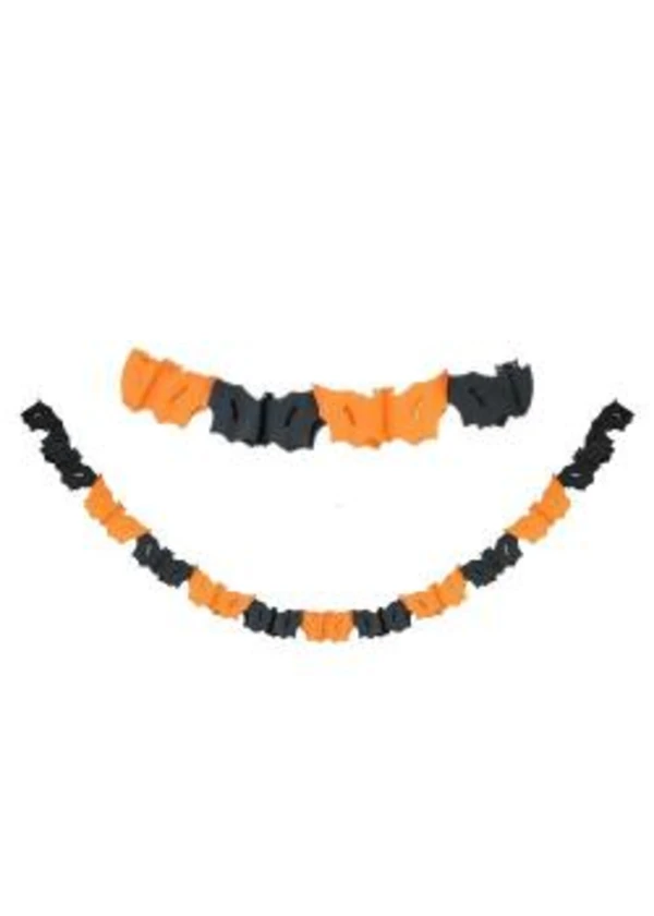 Yarasa Kağıt Uzar Süs Siyah Turuncu