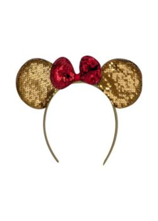 Minnie Mouse Pullu Altın Taç