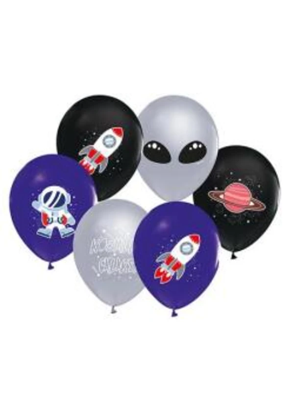 Astronot Uzayda Balon 5'li Paket
