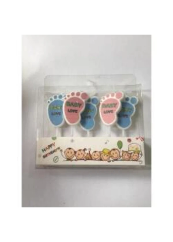 Minik Ayaklar Mum 5'li