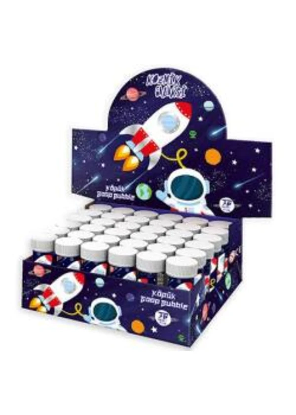Uzay Temalı Kozmik Galaksi Köpük Baloncuk 5'li