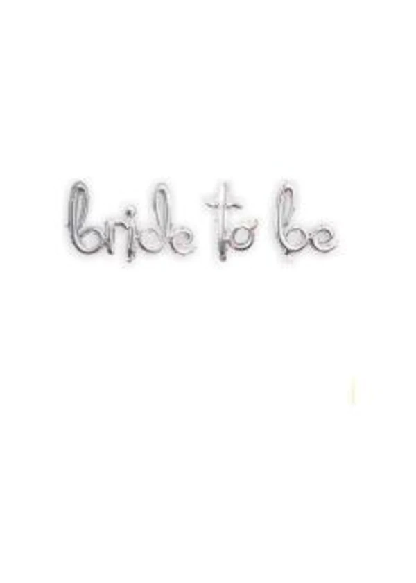 Bride To Be Folyo Balon Gümüş 108x45cm