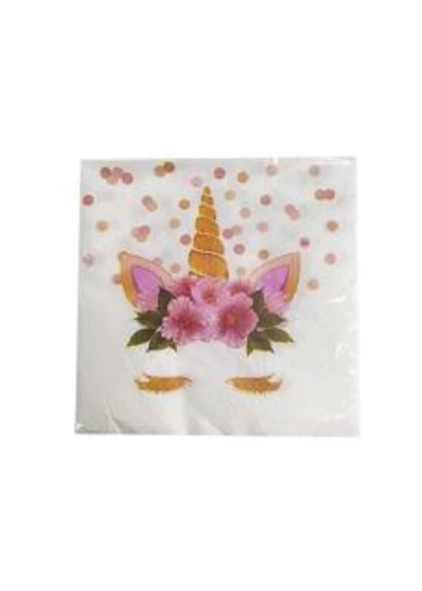 Unicorn Çiçekli Peçete 20'li