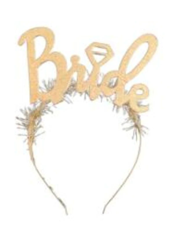 Bride Altın Metal&Eva Taç