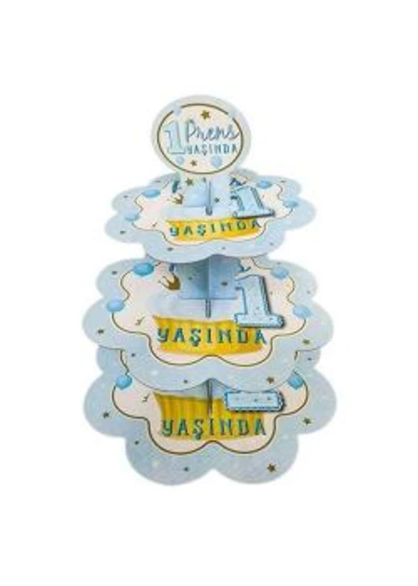 Prens 1 Yaşında Mavi Kek Standı