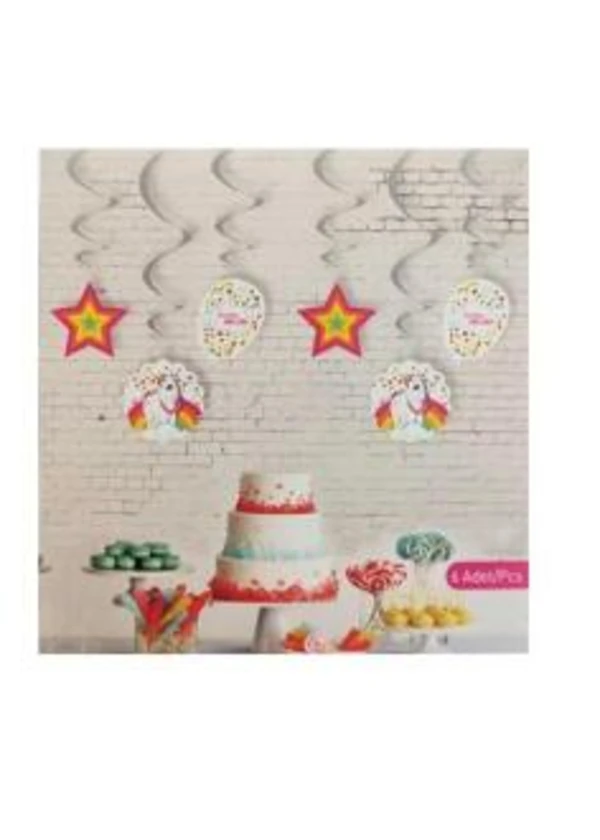 Unicorn Rainbow Tavan Süs Seti