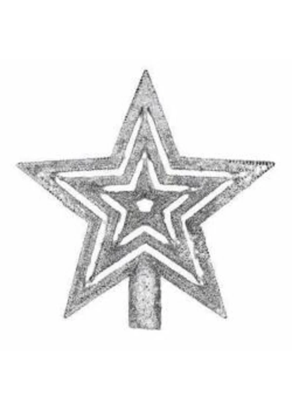 Yılbaşı Gümüş Simli Çam Ağacı Tepeliği 20cm