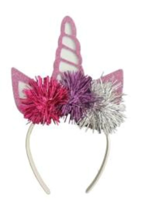 Unicorn Eva Fuşya Parti Tacı