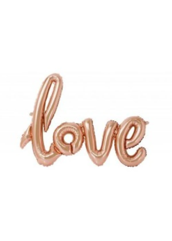 Love Rose Gold Folyo Balon