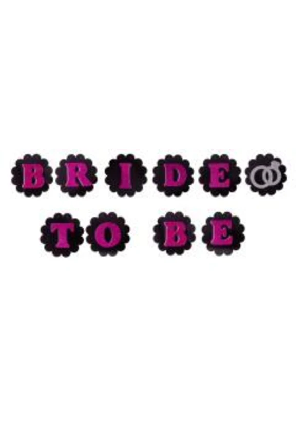 Bride To Be Fuşya Papatya Strafor Süs