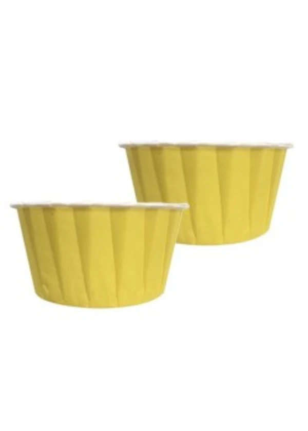 Pastel Sarı Muffin Kek Kapsülü 50'li