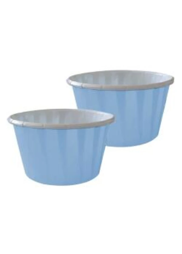 Pastel Mavi Muffin Kek Kapsülü 25'li