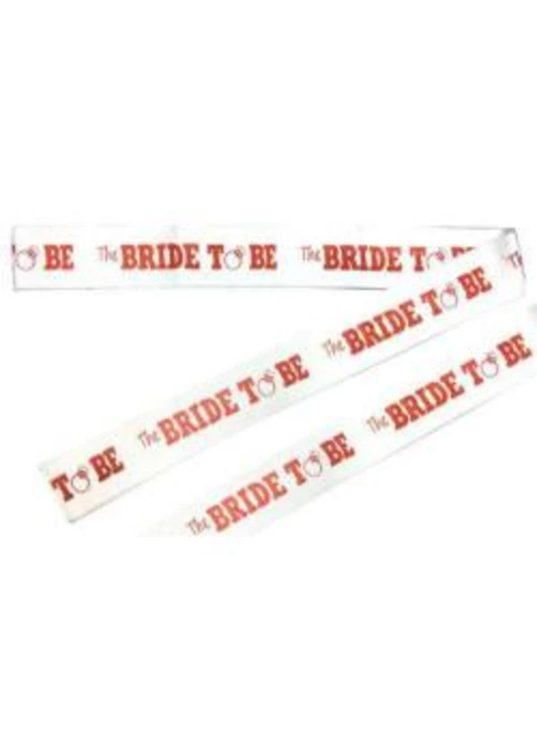 Bride To Be Gelin Kuşağı Kırmızı Yazılı