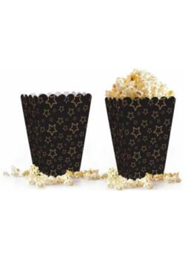 Altın Yıldızlı Mısır Kutusu Siyah 10'lu