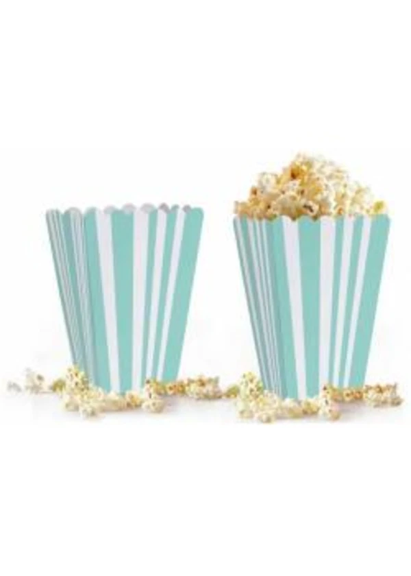 Su Yeşili Çizgili Mısır Kutusu 10'lu