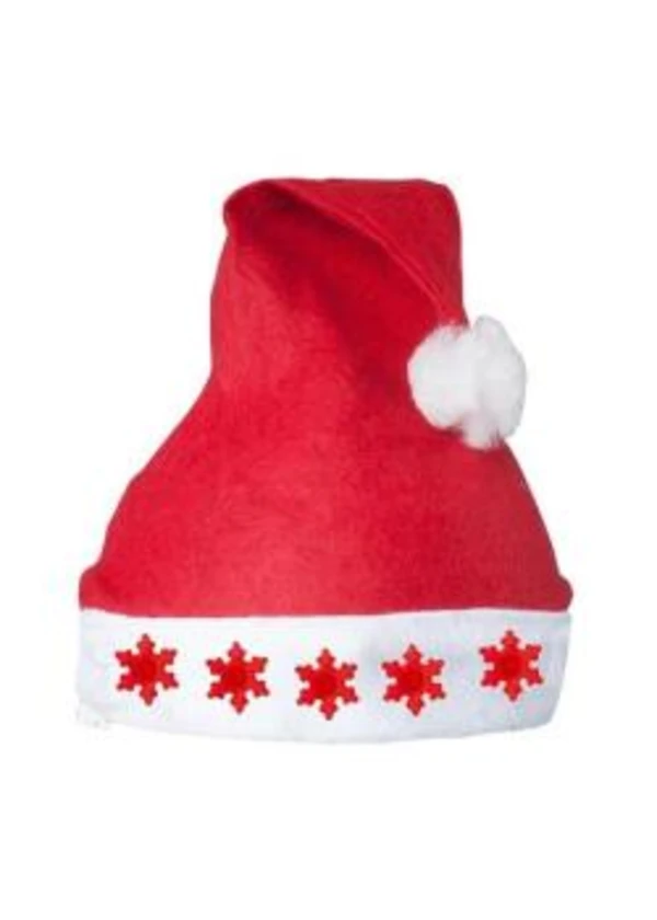 Kar Tanesi Işıklı Noel Baba Şapkası