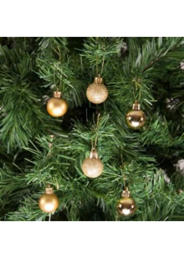 Yılbaşı Ağacı Süsleme Topları Gold 5cm 24'lü