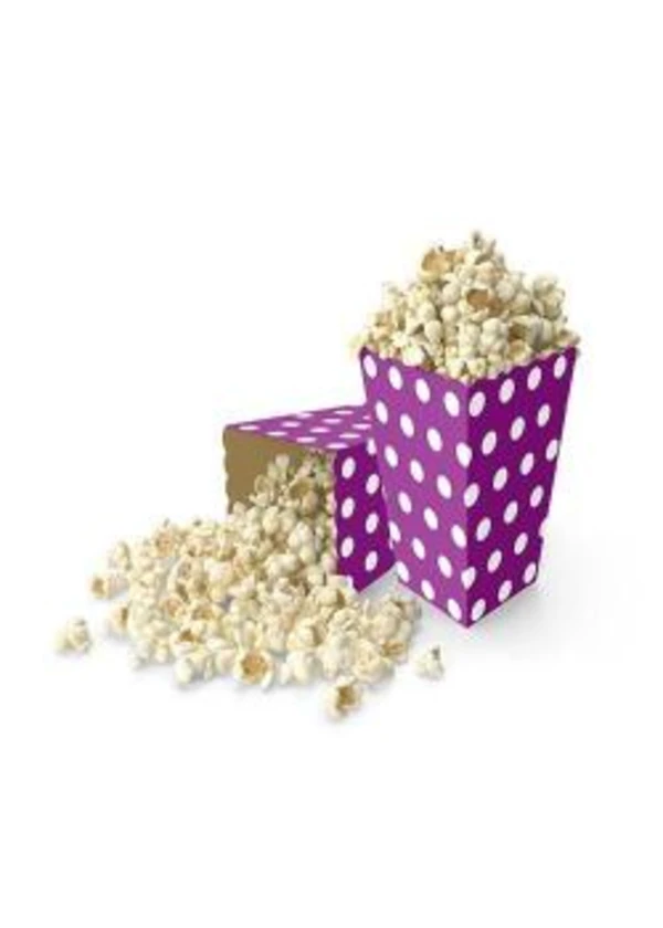 Mor Puantiyeli Mısır Kutusu 10'lu