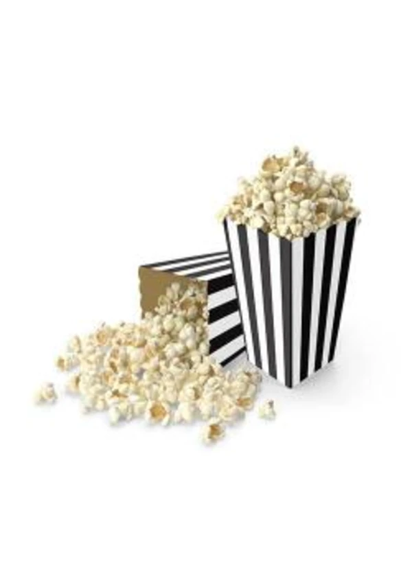 Siyah Çizgili Mısır Kutusu 8'li