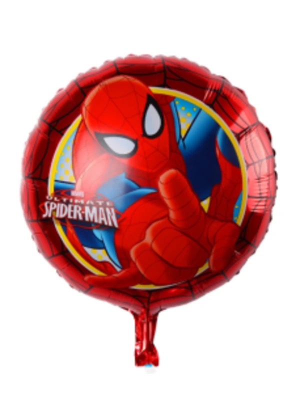 Spiderman Yuvarlak Folyo Balon 45cm