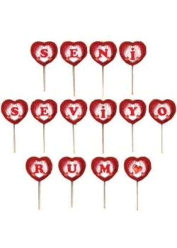 Seni Seviyorum Kalp Kürdan 20'li