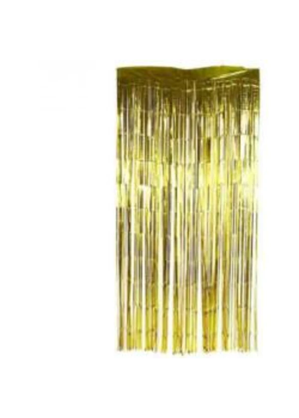 Metalize Altın Fon Perdesi