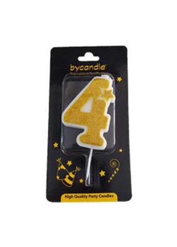 Simli Rakam Mum Altın 4