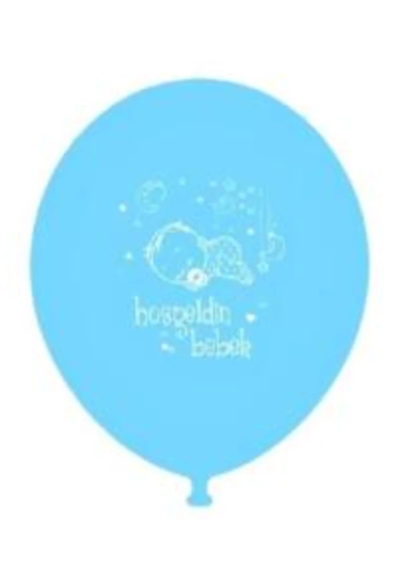 Hoşgeldin Bebek Mavi Balon 5'li Paket