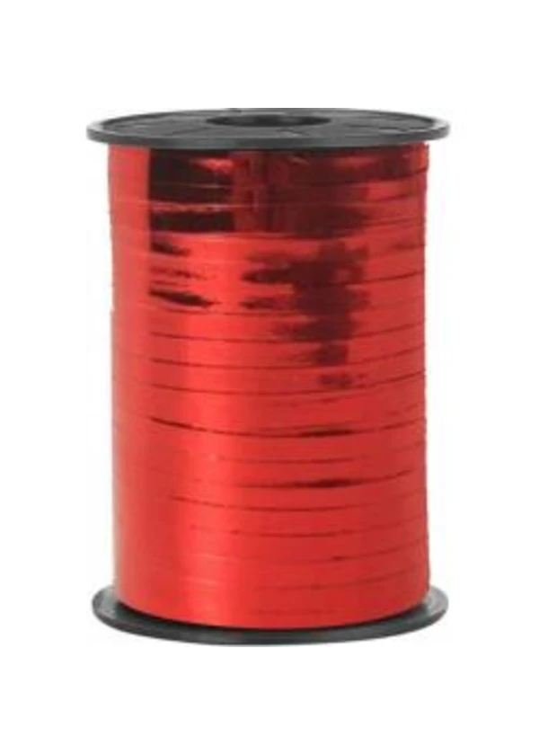 Metalik Kırmızı Rafya 8mm