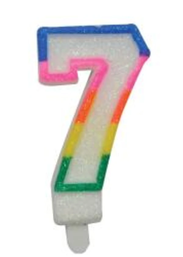 7 Rakam Mum Rengarenk