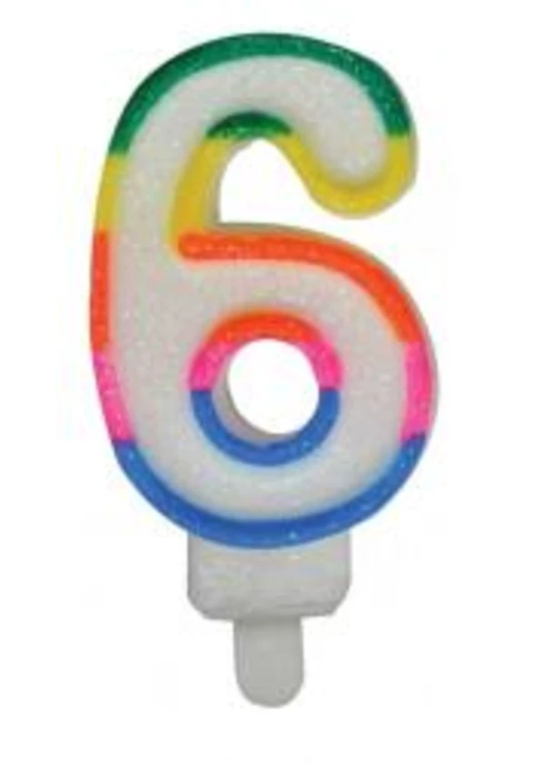 6 Rakam Mum Rengarenk